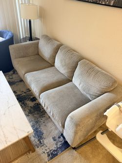 Comfy light  3-seater sofa