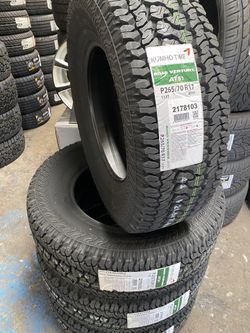 New set tires size 265/70/17 KUMHO AT51