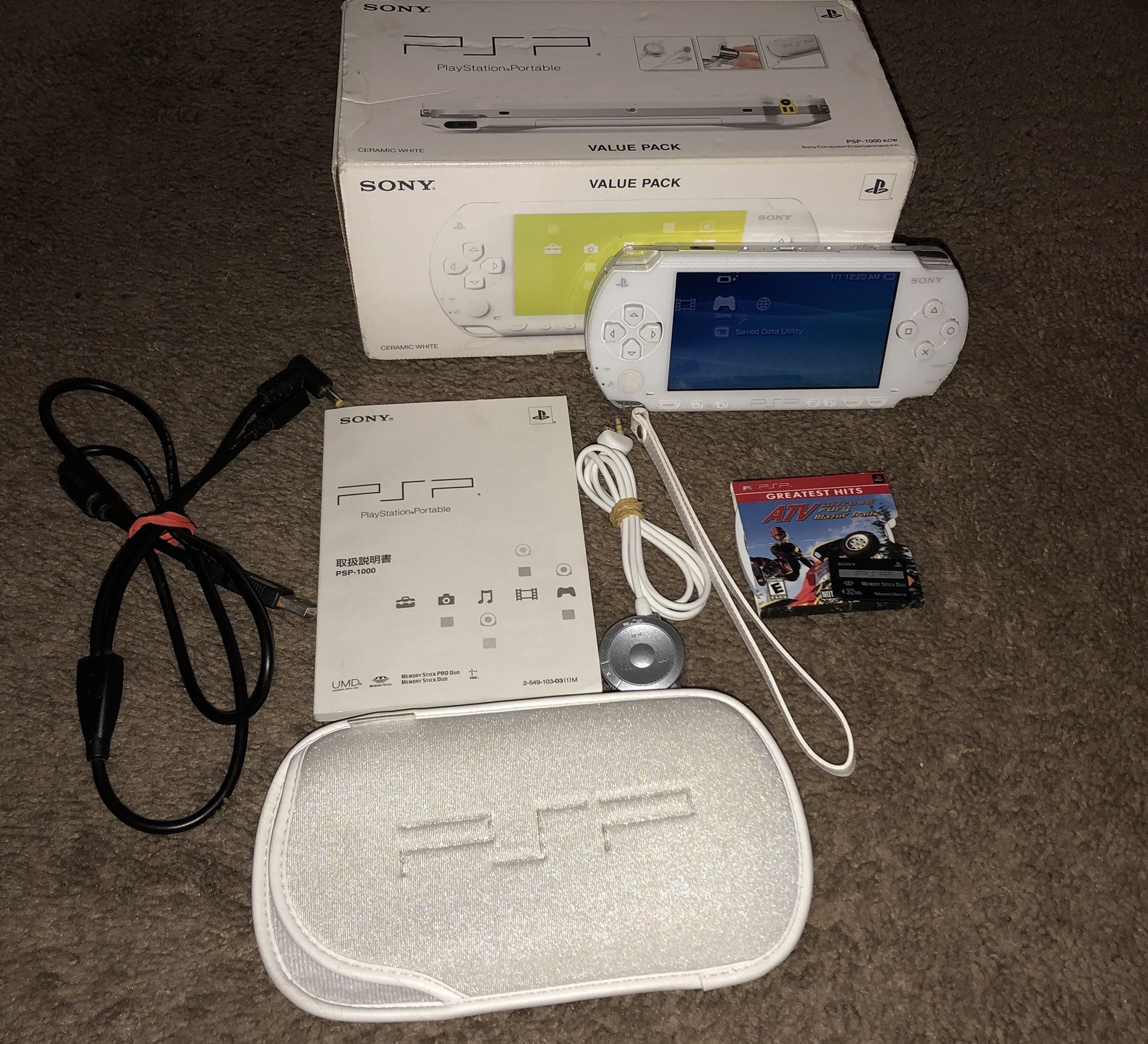 PSP w/ accessories