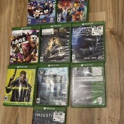 9 Xbox One Games Great Condition 