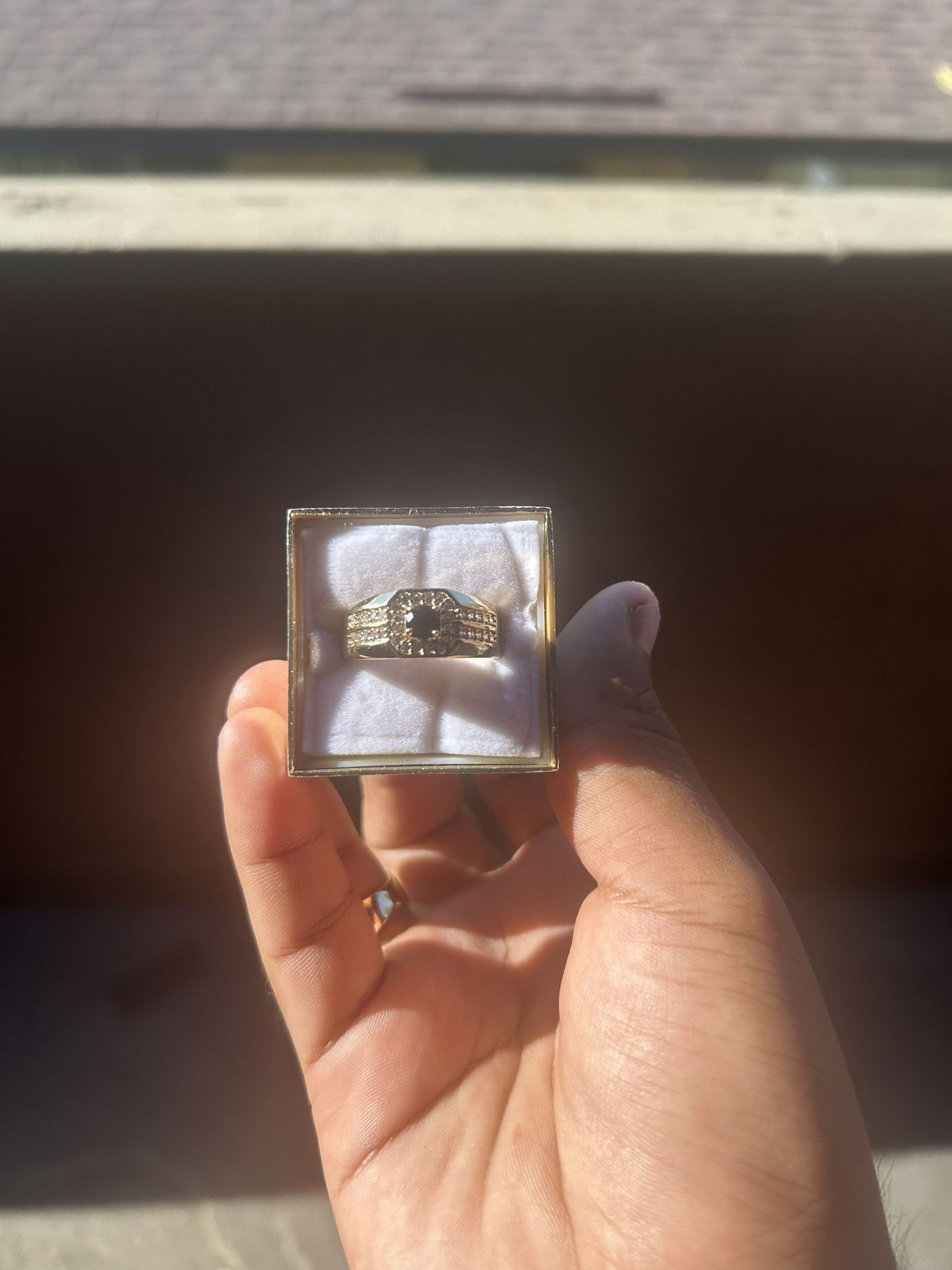  14K gold plated gold rings — clean, shiny,Both fit comfortably and look great together. $80 for both or message me for single prices.”