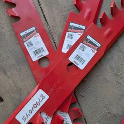 Copperhead Lawnmower Blades Three-piece Replacement Blade Set New 15-11279 Lawn Mower 16 1/4"