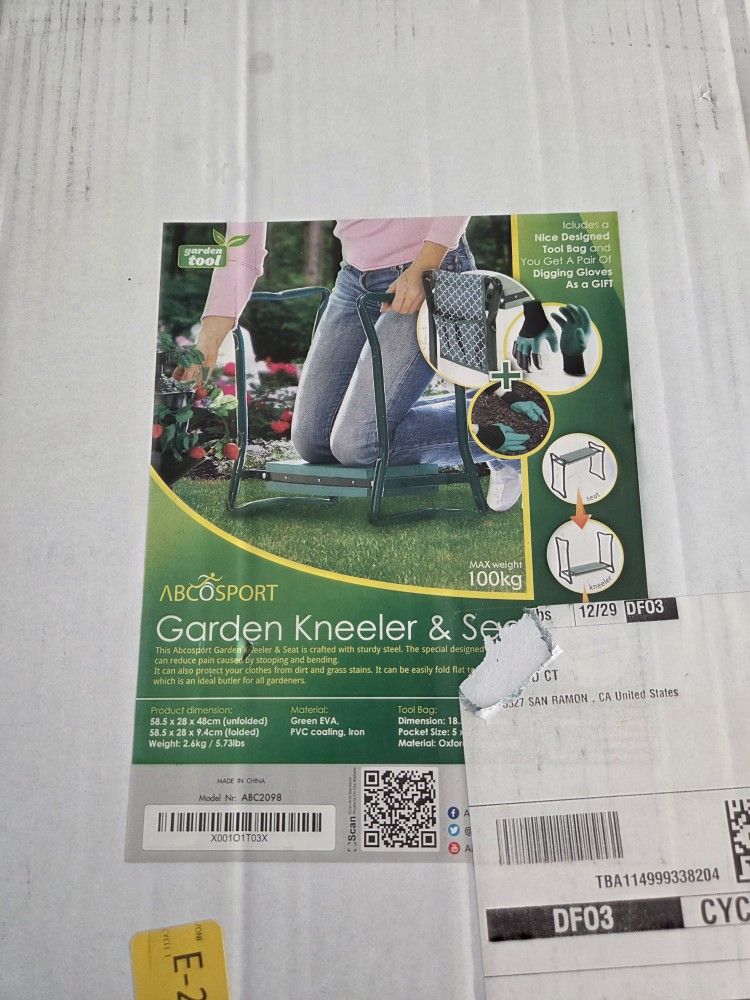 Garden Kneeler and Seat