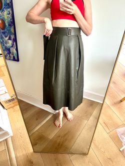 Leather skirt Vince