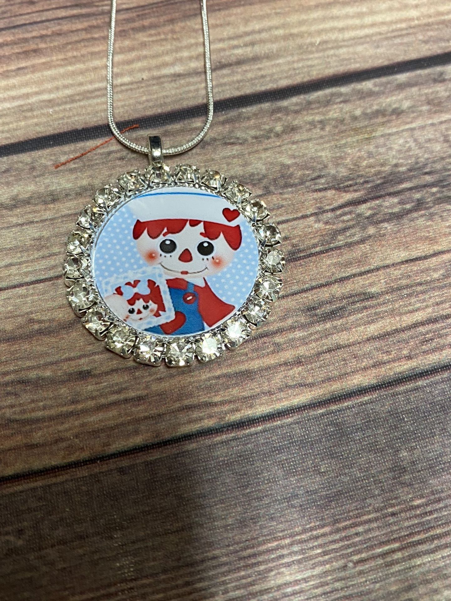Raggedy Ann And Andy Necklace