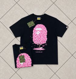 Brand new a bathing ape Sakura t shirt size small medium large recommend sizing up