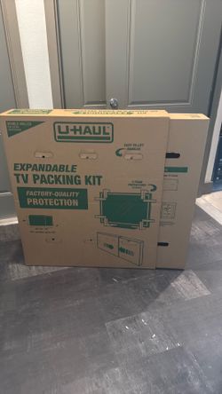 L- Up to 70” Uhaul TV  Moving Box
