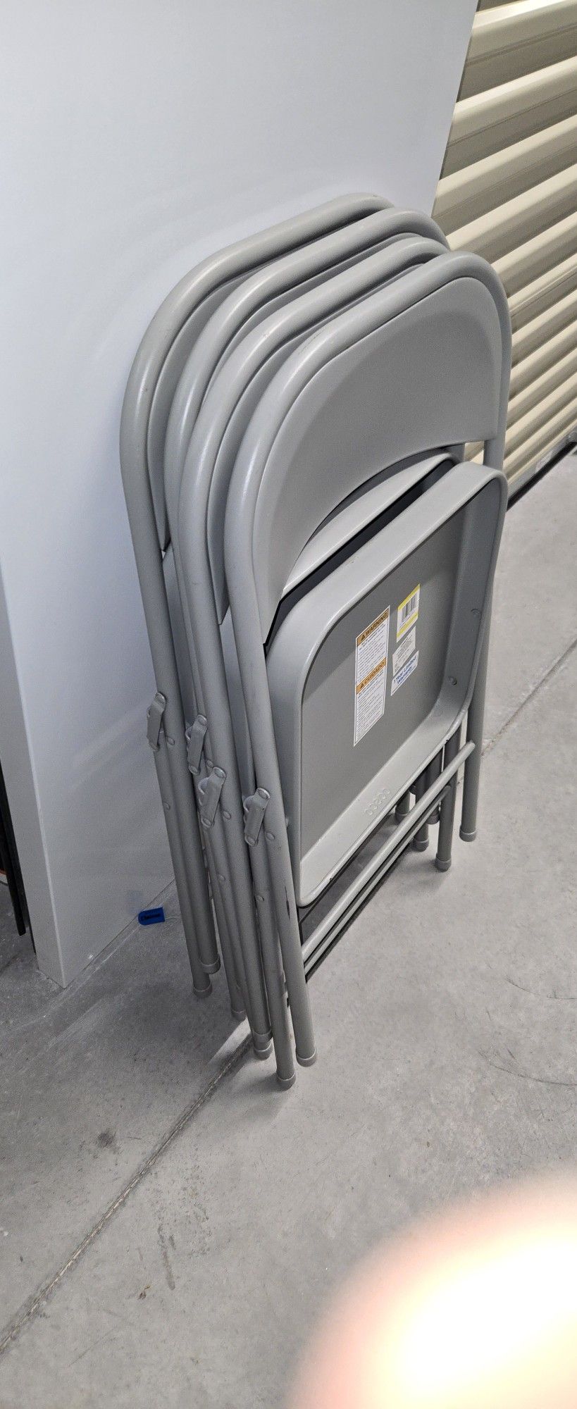 4 Metal Folding Chairs