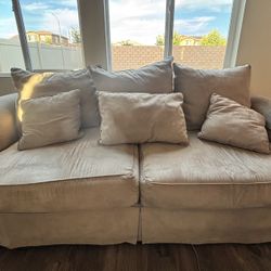Suede Couch Set 