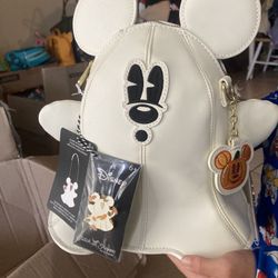 Loungefly Ghost Mickey Crossbody