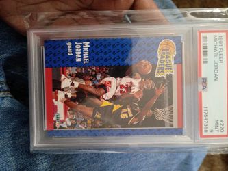 Authentic 1991 League Leader Michael Jordan PSA 9 