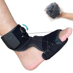 Plantar Fasciitis Night Splint with Rotating Knob System for Plantar Fasciitis Relief Plantar Fasciitis Socks Fascia Stretcher for Achilles Tendonitis