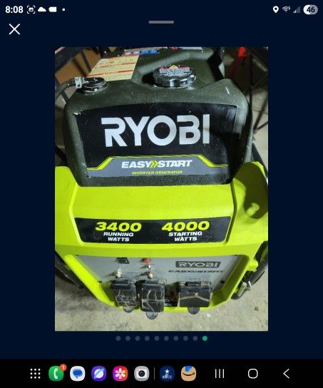 Ryobi Generator 4000 Watt
