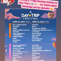 Day Trip Festival (day 2) June 23th