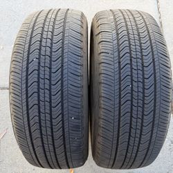 2 Michelin Tires 215/55/17