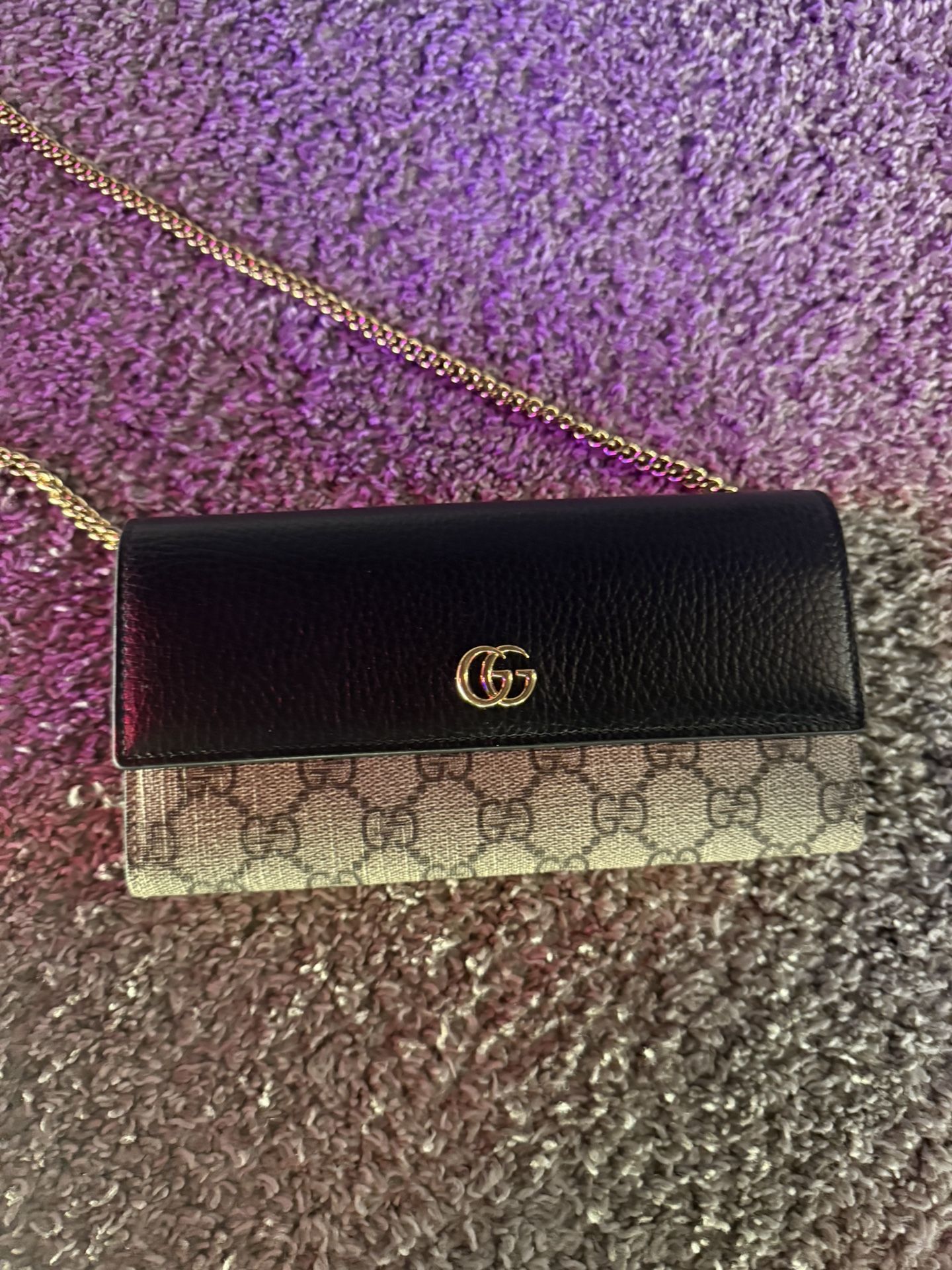 Gucci Marmot big-color wallet on chain
