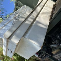 White Toolbox  62” For Full Size Truck 