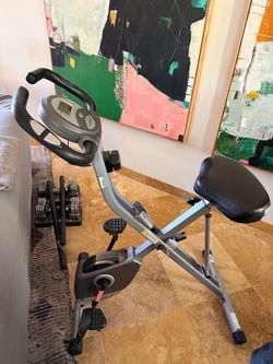 Free exercise bike with book / iPad stand