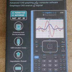 Texas Instruments TI-Nspire CX II CAS Advanced Graphing Calculator + Software blue