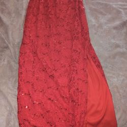 Morgan &Co Red Prom Dress