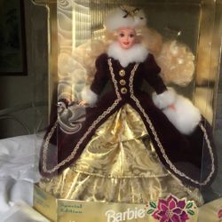 BARBIE DOLL LIMITED EDITION RARE 1996 COLLECTION HAPPY HOLIDAYS
