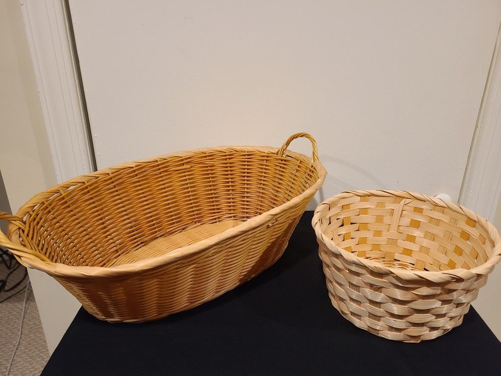 2 Wicker Baskets