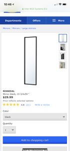 Ikea Nissedal Mirror For Sale In Seattle Wa Offerup