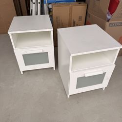 2 Night Stand End Table 