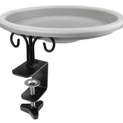 Bird Bath / Bird Feeder for Railing 