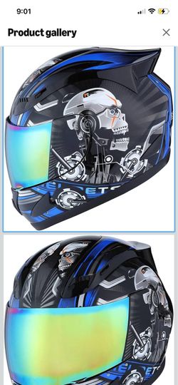 1STORM Motorcycle Bike Full FACE Helmet Mechanic