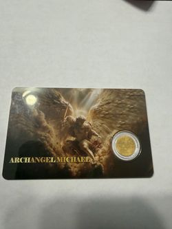 Archangel Michael Commemorative Coin with Display Card
