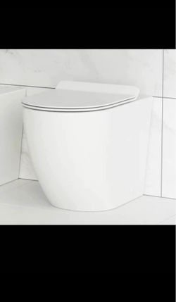 St. Tropez Elongated Toilet Bowl Only in Glossy White