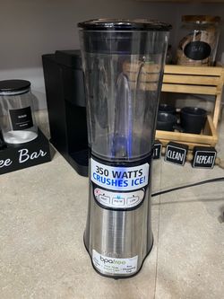 Cuisinart CPB-300 SmartPower Blender Base 32oz Jar TESTED WORKS Missing Lid Cap