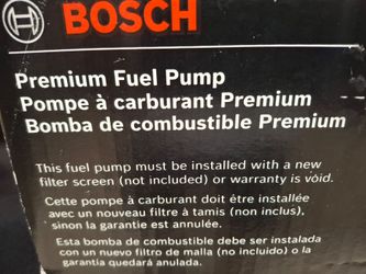 Bosch Premium Fuel  Electric