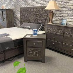 Paxberry Bedroom Sets Queen or King Beds Dressers Nightstands Mirrors Chests Options Finance and Delivery Available 