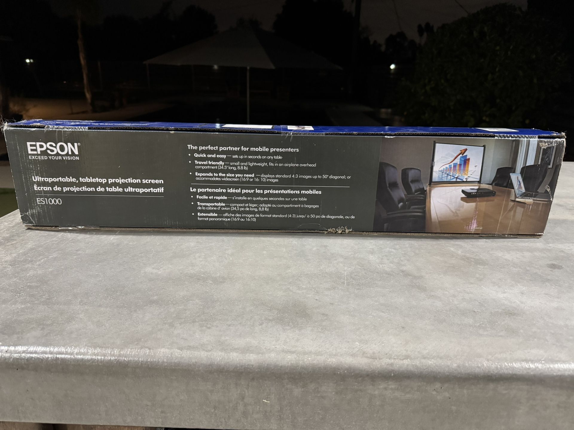 Table Top Projection Screen