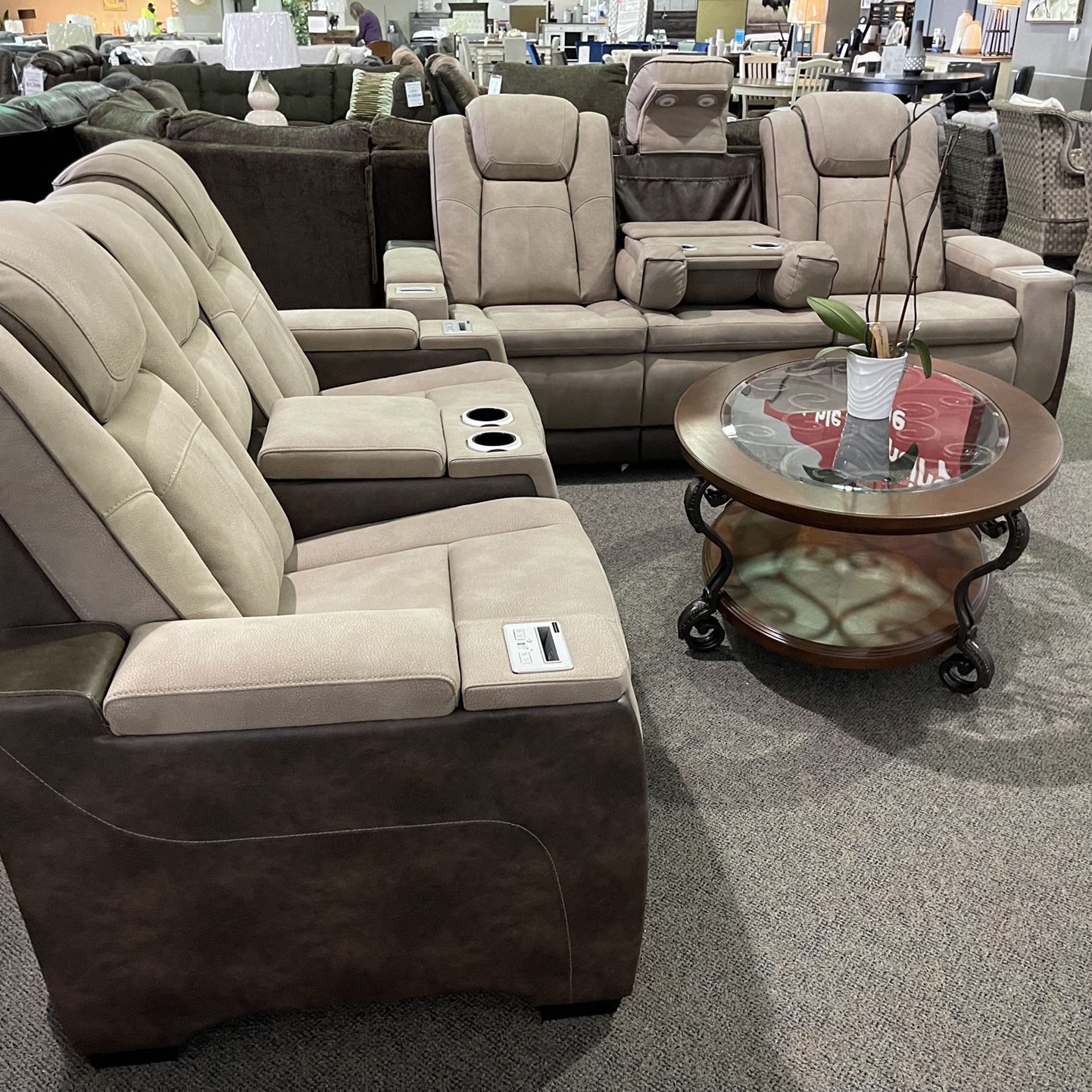 Power Reclining Set 🤩IN STOCK💥$49DOWN-TakeNow-PayLater with financing 