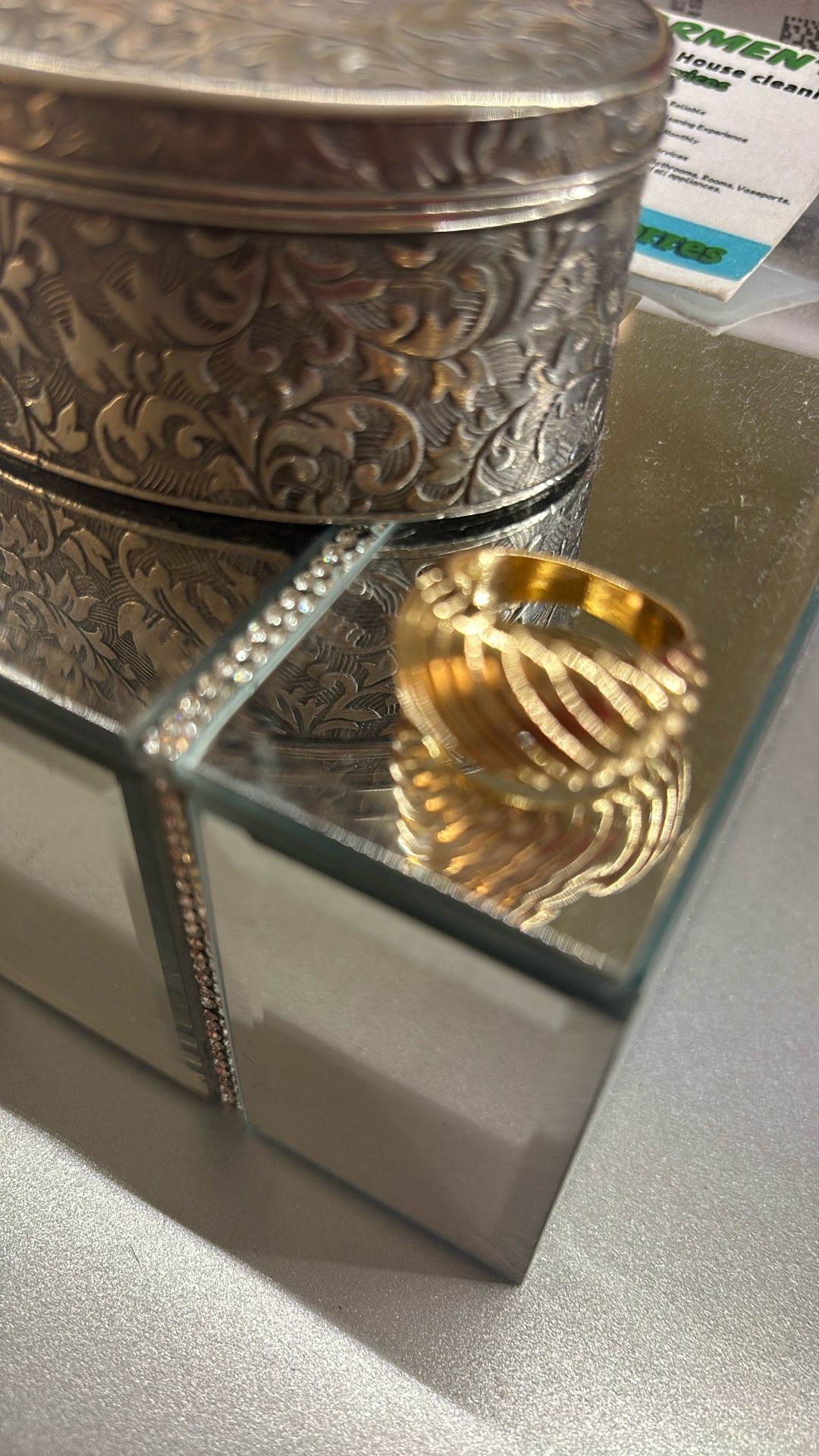 Ring 7 Fine Ring Gold And Plate