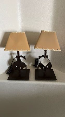 Designer metal lamps