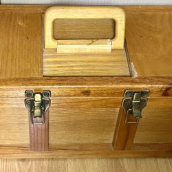 Wooden Tool, Tackle Or Hobby Box