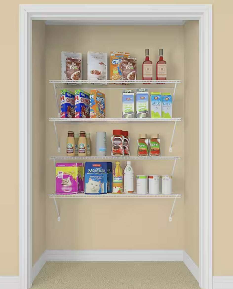 ClosetMaidWhite Steel Wire Closet Shelf - 36in X 12in