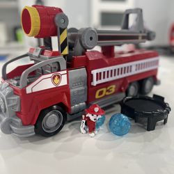 Paw Patrol Fire Truck With 2 Ft Ladder