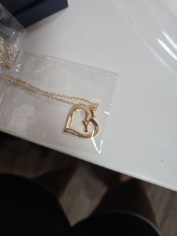 New Beautiful Heart Shaped Gold Necklace Y INITIAL