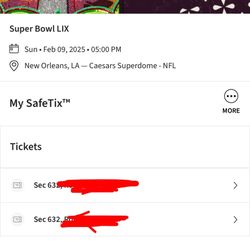 Super Bowl Tickets 