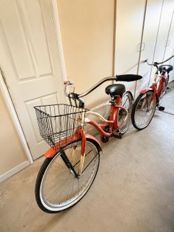 Two Raleigh Special Beach Cruisers Bikes
