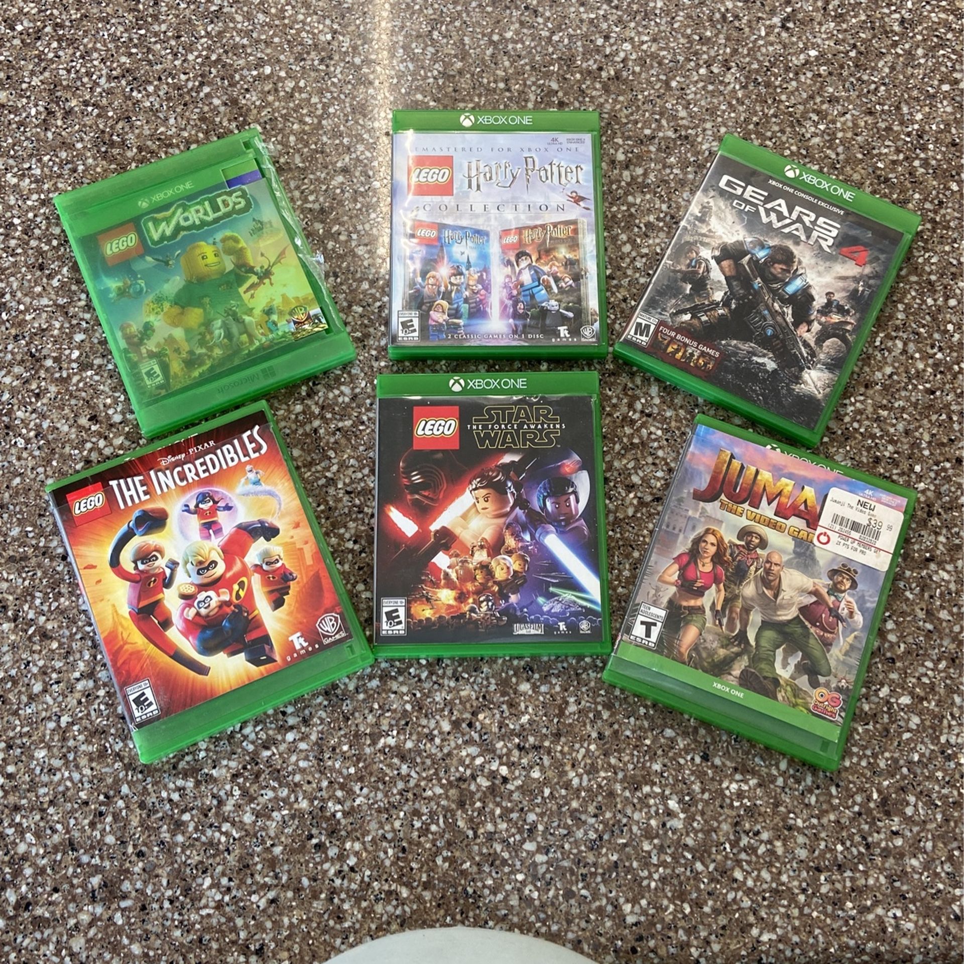 Xbox One Games Lego Jumanji Gears Of War 5 Ea for Sale in Phoenix