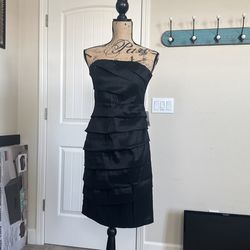 Black strapless Dress