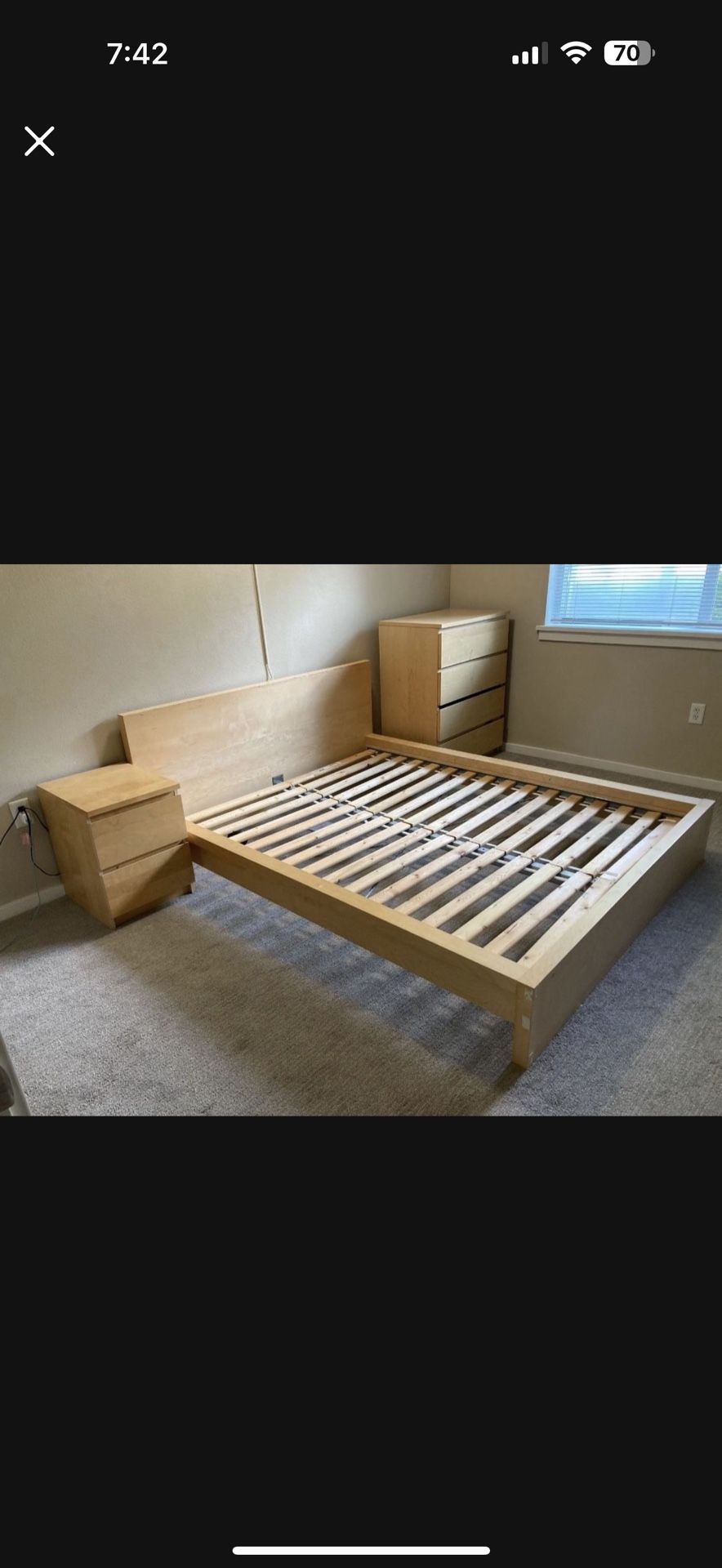IKEA Queen Bed Frame