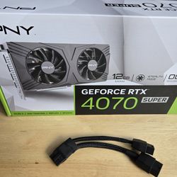 (LIKE NEW) PNY GeForce RTX 4070 SUPER Verto Ocerclocked SFF