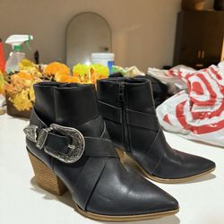 Western Style Ankle Boots